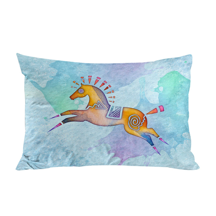 Native American Animal Art Painted Horse Pony Pillowcases