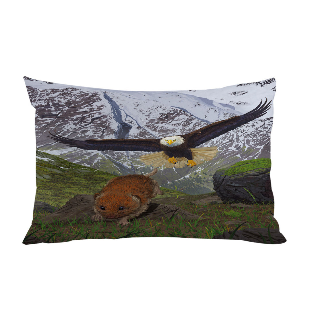 Nature Art Alaska Wild Eagle Pillowcase