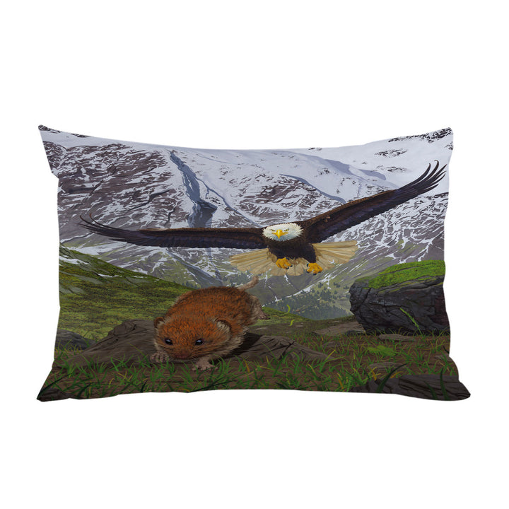 Nature Art Alaska Wild Eagle Pillowcase