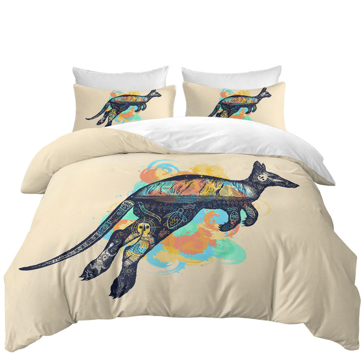 Nautical Kangaroo Quilt Cover Sets