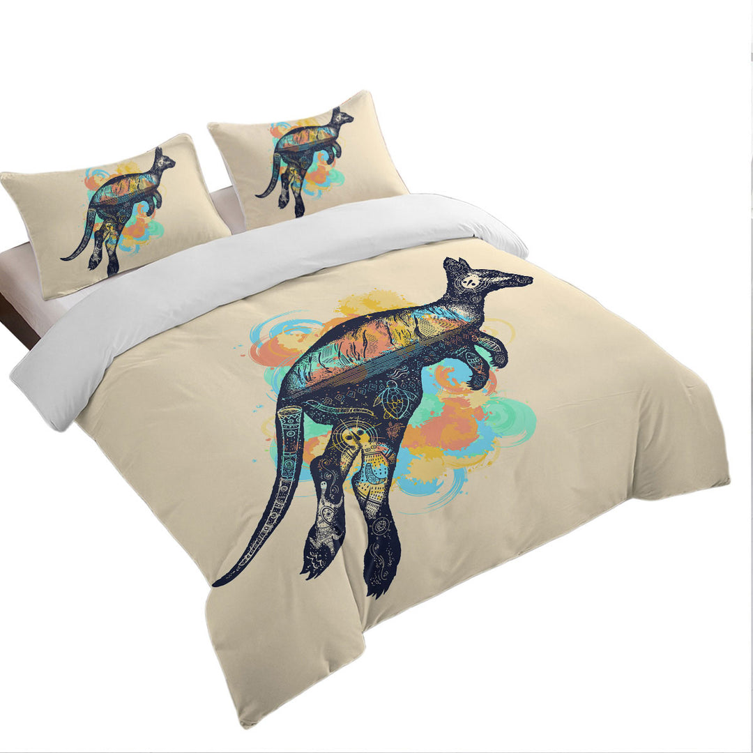 Nautical Kangaroo Twin xl Duvet Covers