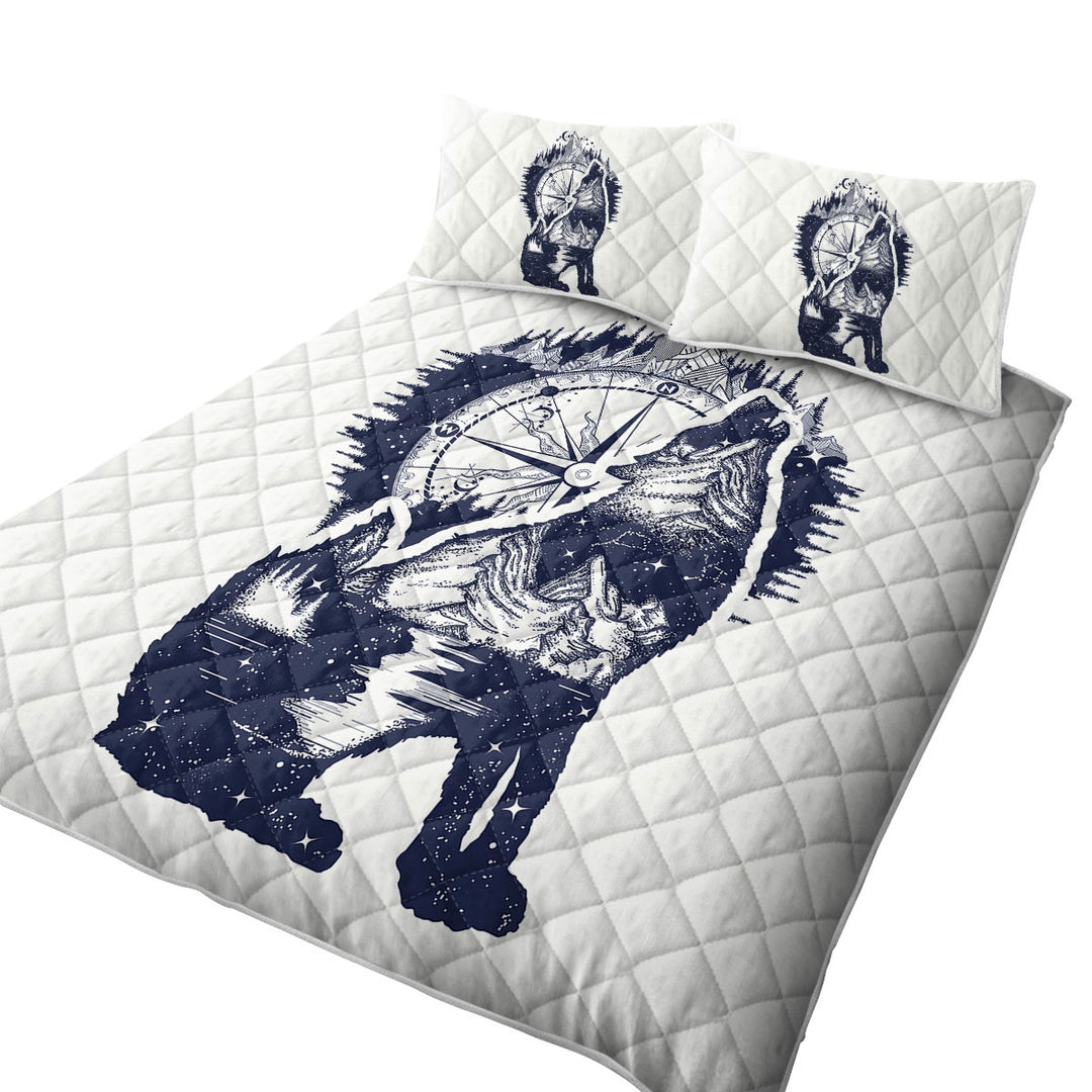 Nautical Wolf Coverlet