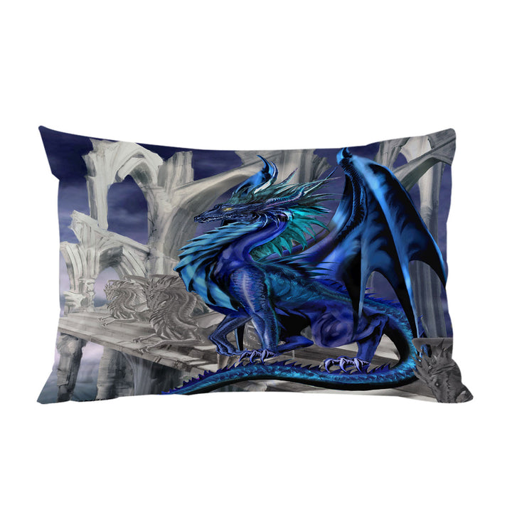 Nightfall Cool Purplish Dragon Pillow Cases