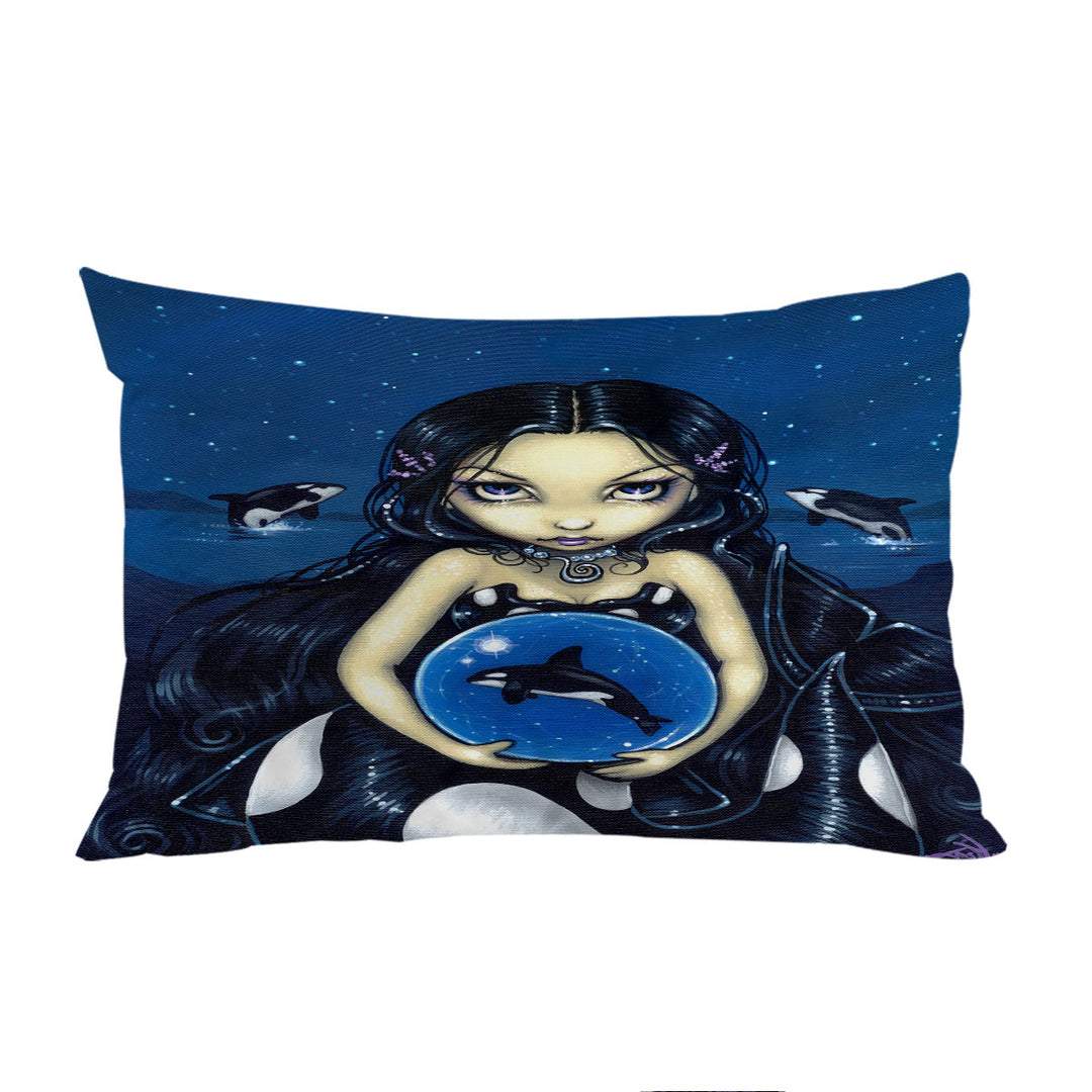 Orca Magic Killer Whale Tail Mermaid Custom Pillow Cases