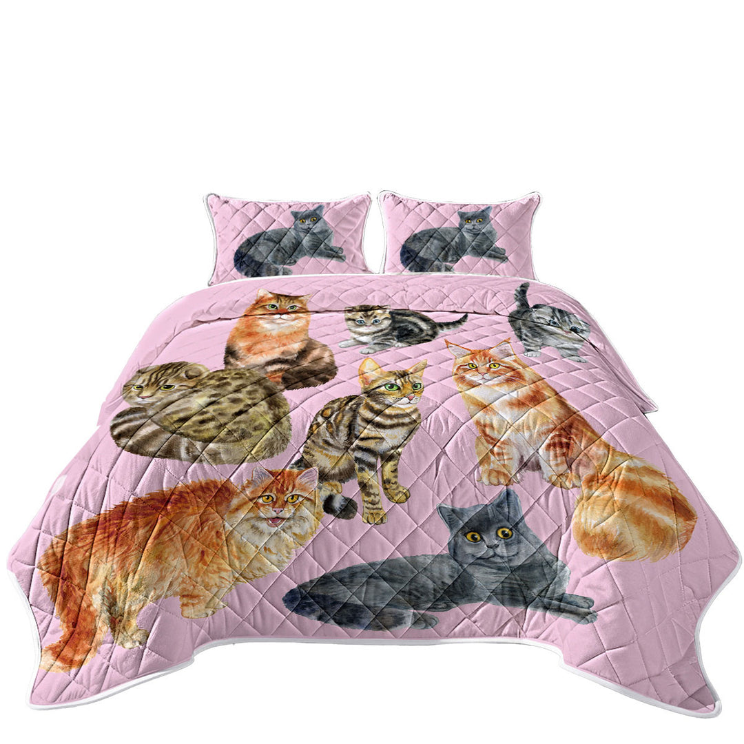 Painted Cats Quilt