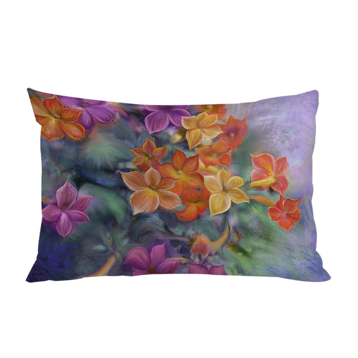 Pastel Art Blooms Flowers Pillowcase