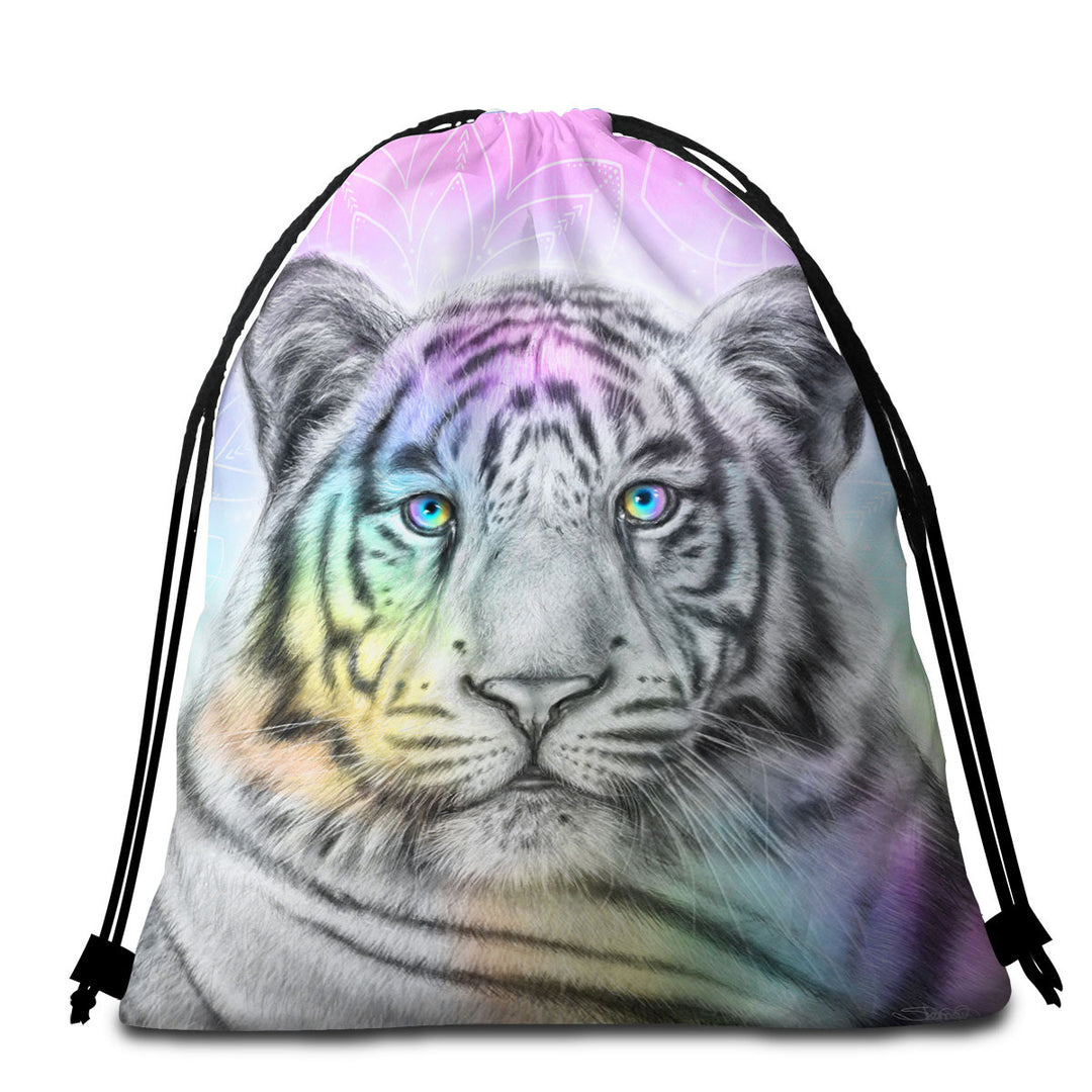 Pastel Dream Tiger Beach Towel Pack