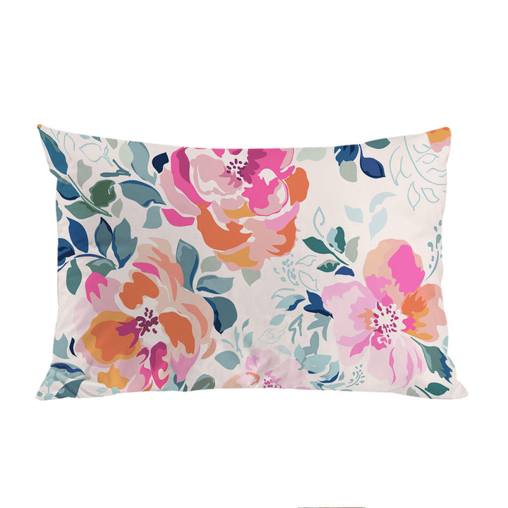 Pastel Flowers Pillow Cases