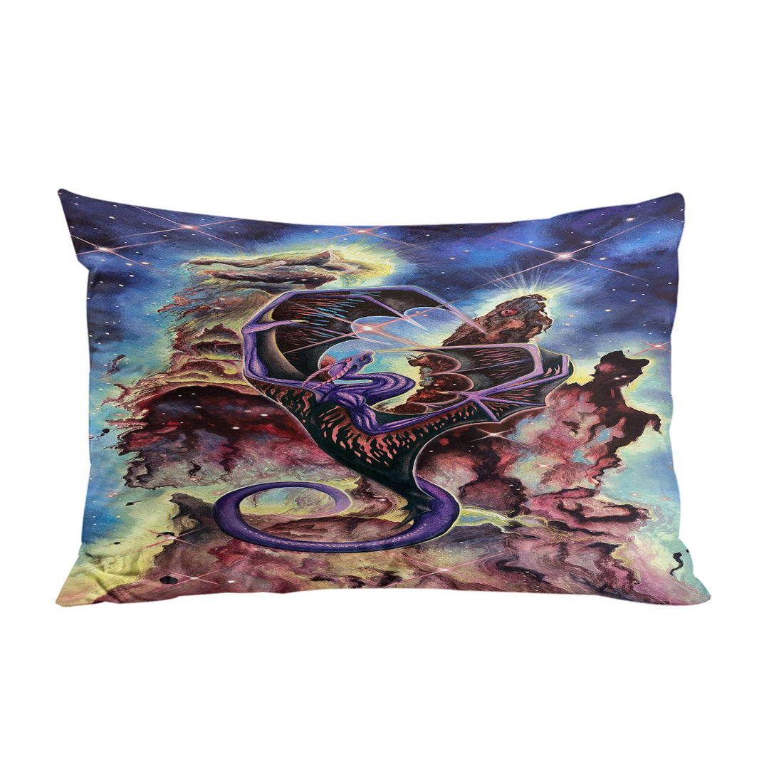 Pillars of Creation Dragon Fantasy Art Pillowcase