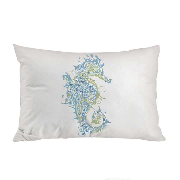 Pillow Case Covers with Artistic Seahorse