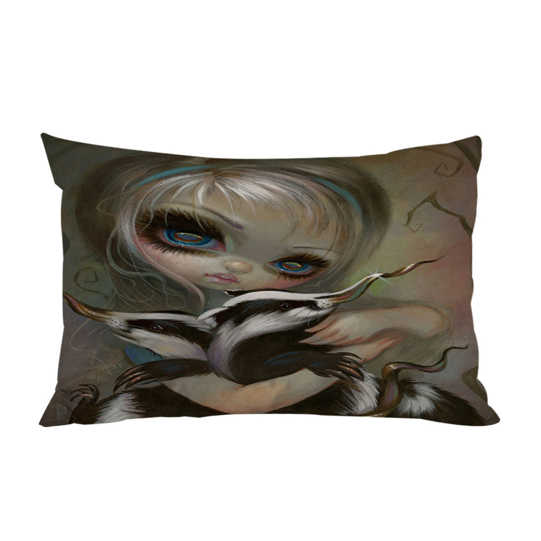 Pillow Cases with Alice and the Slithy Toves