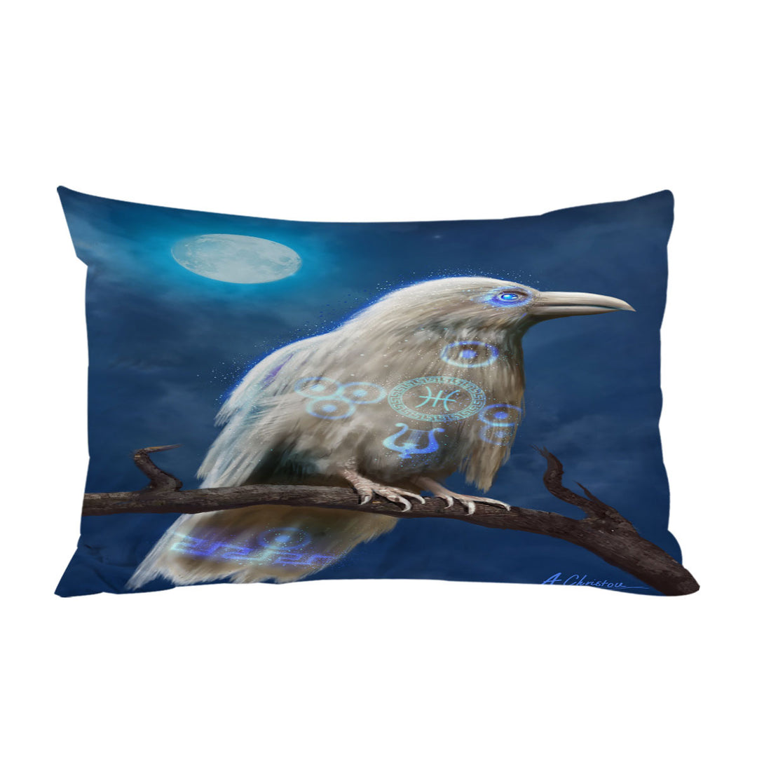 Pillow Cases with Apollos Cool White Crow