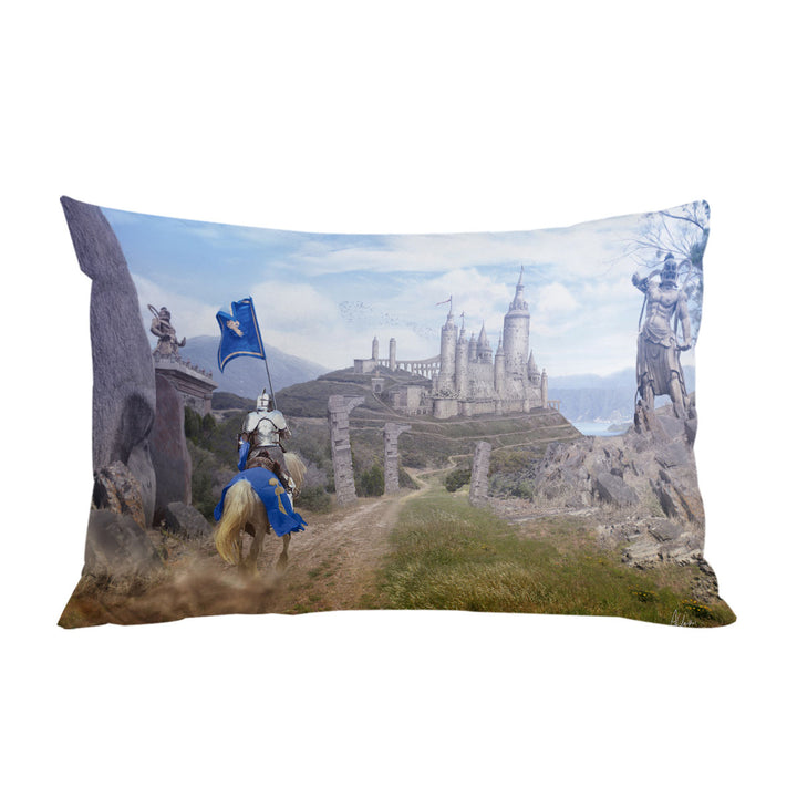 Pillow Cases with Cool Art Fantasy Castle The knights Journey