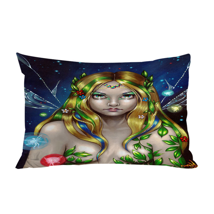 Pillow Cases with Forest Fairy Queen Titania