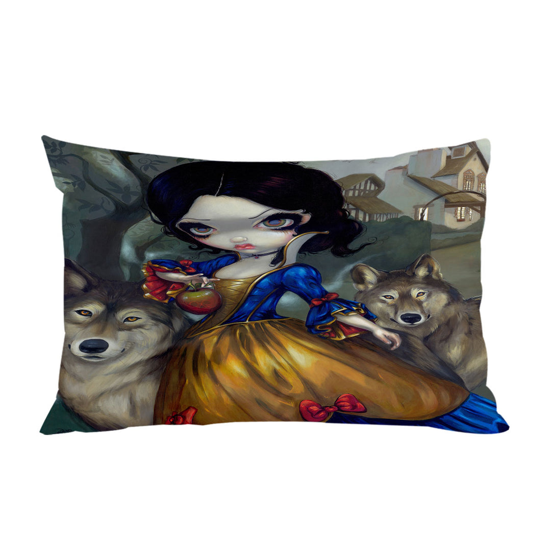 Pillow Cases with Loup Garou Cool Kids Fairytale Snow White Wolves