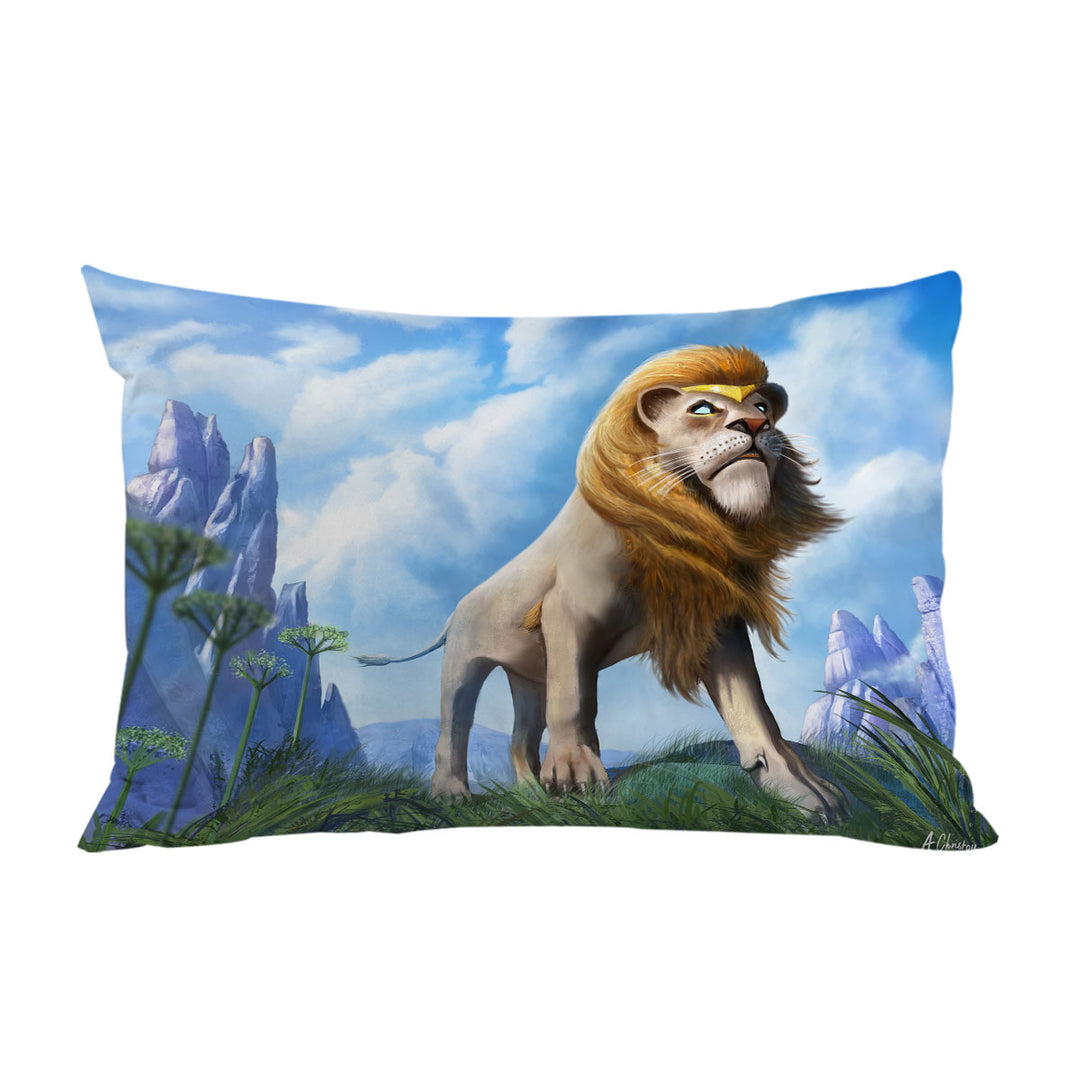 Pillowcase with Cool Art King of Lions