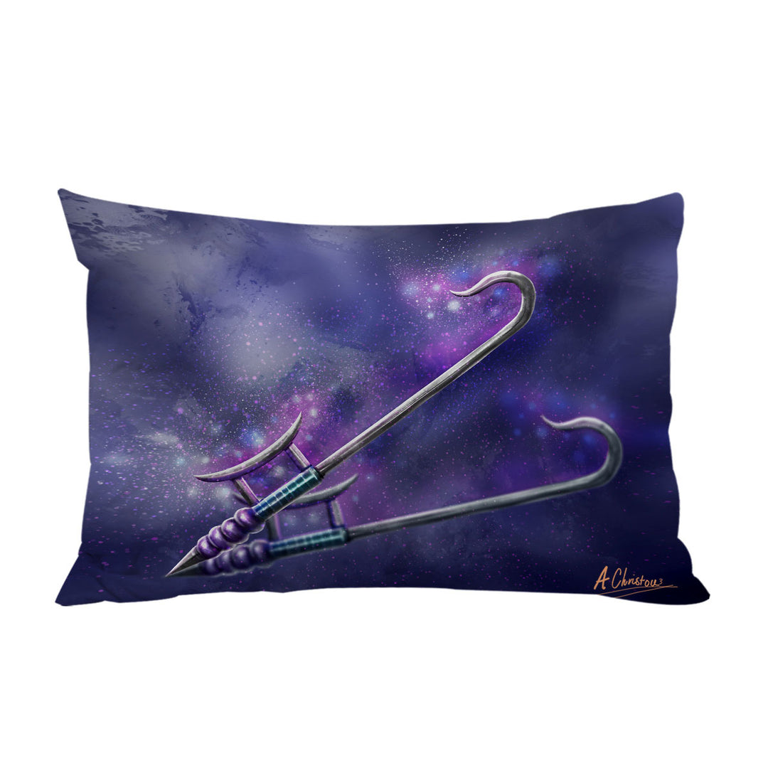 Pillowcase with Cool Fantasy Weapon Hook Sword