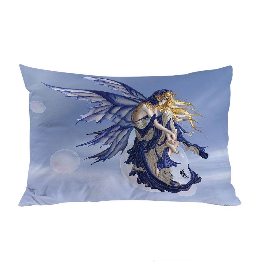 Pillowcase with Fantasy Art Blue Dream Fairy