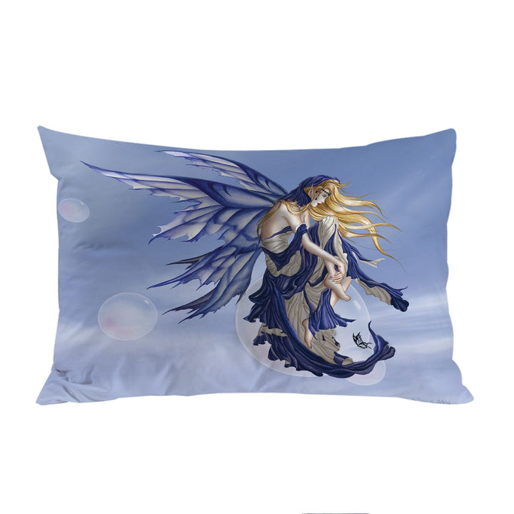 Pillowcase with Fantasy Art Blue Dream Fairy