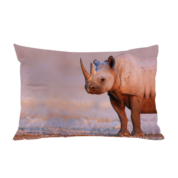 Pillowcase with Real Rhino