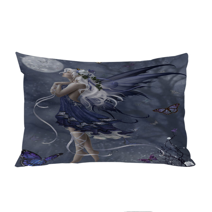 Pillowcases with Fantasy Art Blue Nocturne Fairy