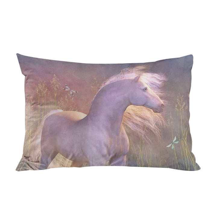 Pillowcases with Horses Art Wild Horse Summer Breeze