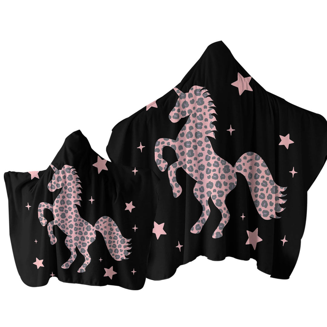 Pink Unicorn Towel with Hood