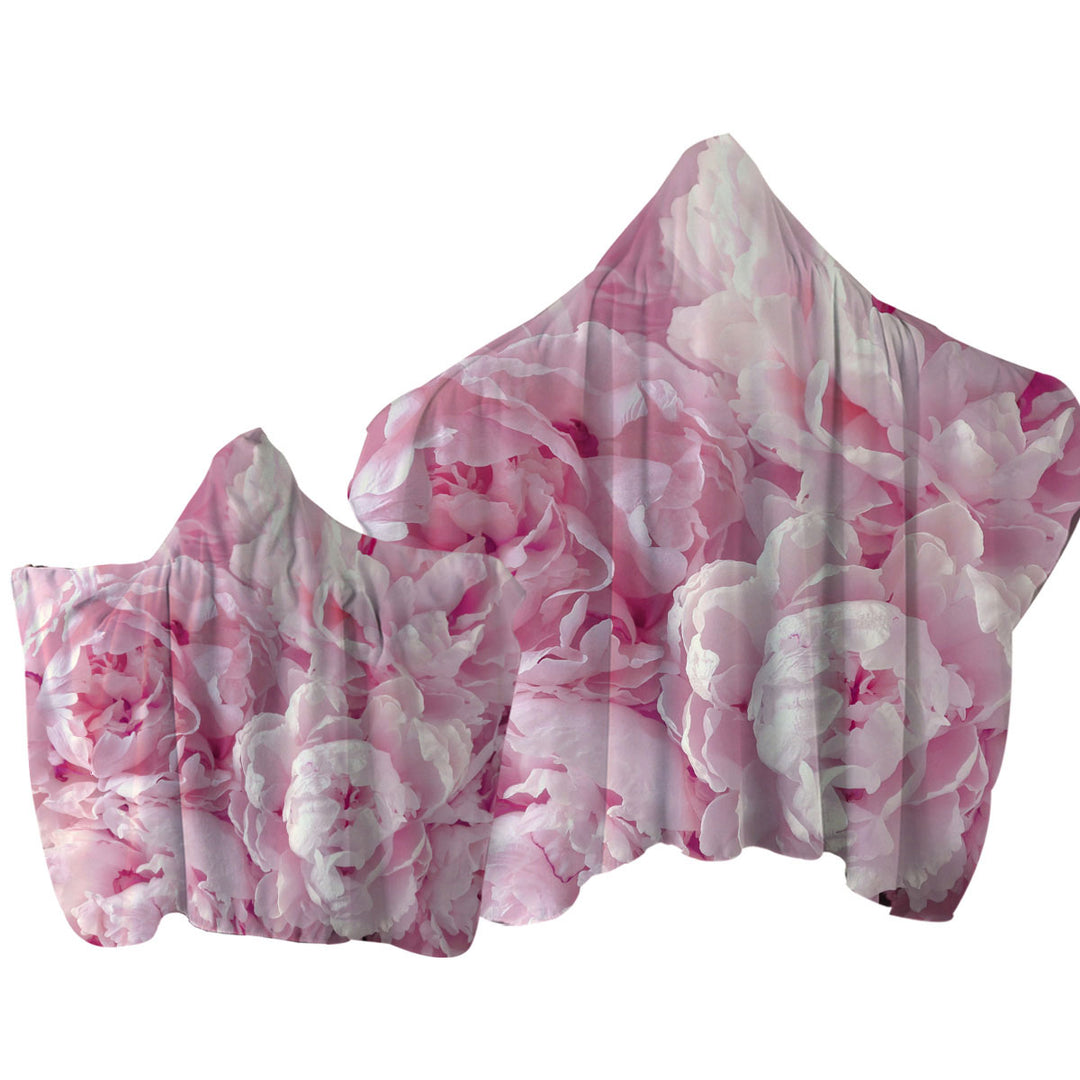 Pinkish Petals Towel Hoodie