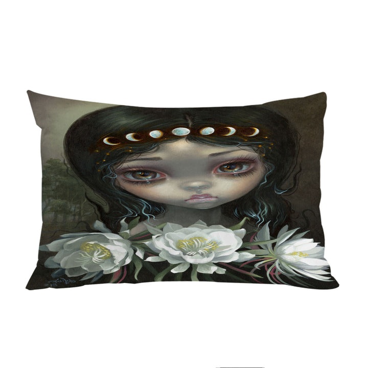 Pretty Girl Queen of the Night Blooms King Pillow Cases