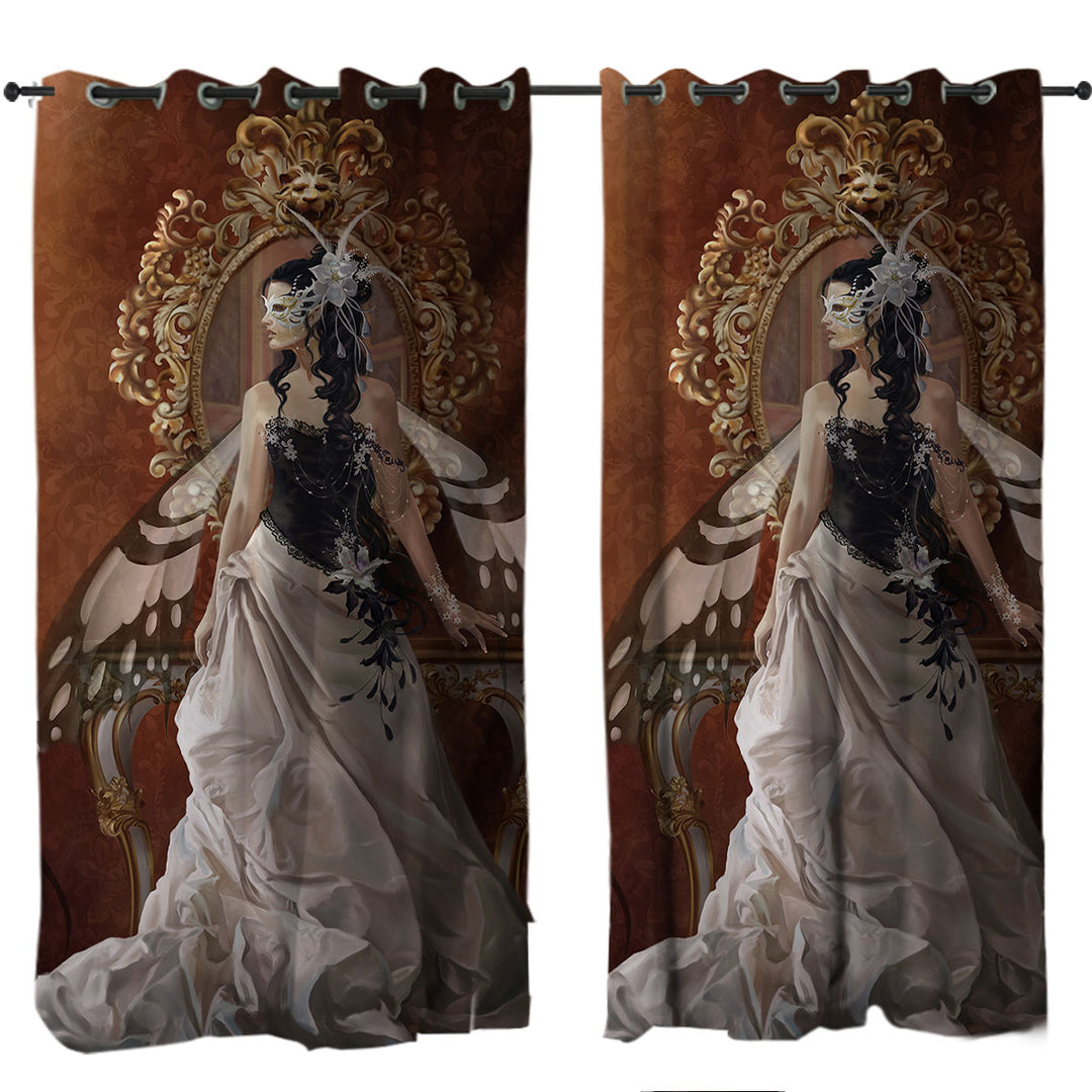 Promises Fantasy Art of the Mysterious Fairy Princess Curtains for Bedroom