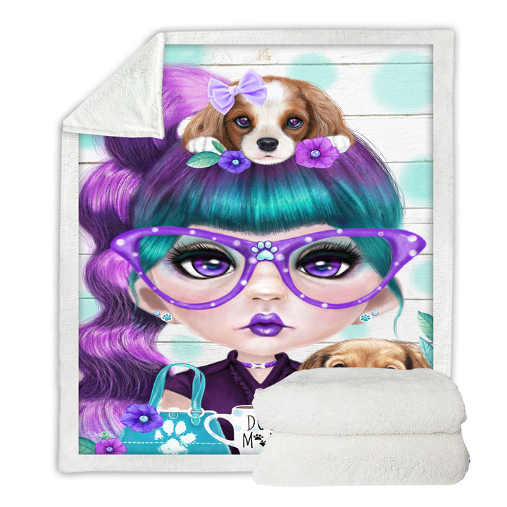 Puppy Fleece Blankets Loving Petunia Munchkinz Girl