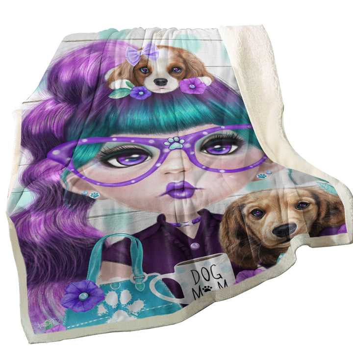 Puppy Throw Blanket Loving Petunia Munchkinz Girl