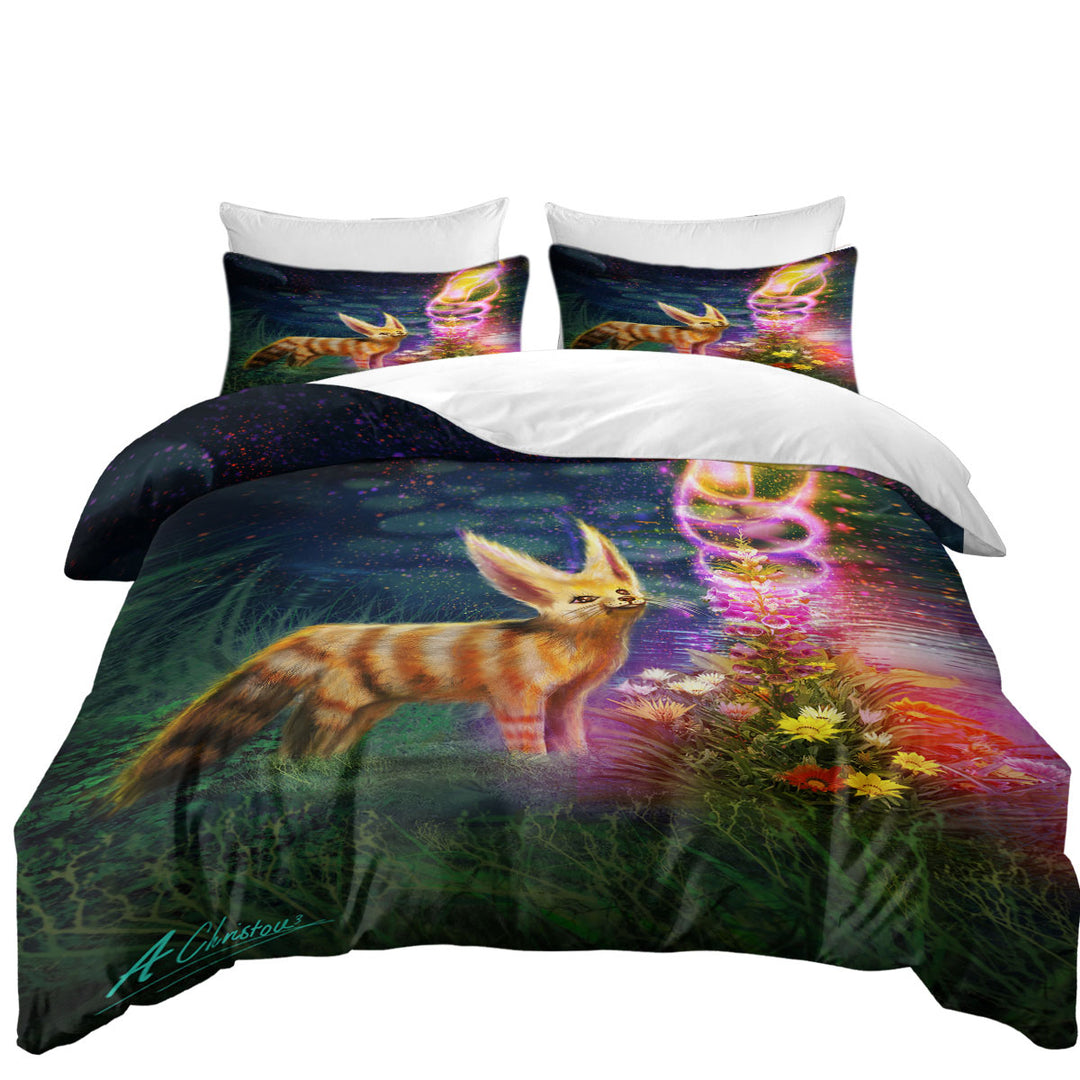 Quilt Cover Sets with Magical Baby Fox