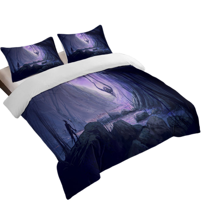 Quilt Cover Sets with Scary Art the Nightmare Marsh