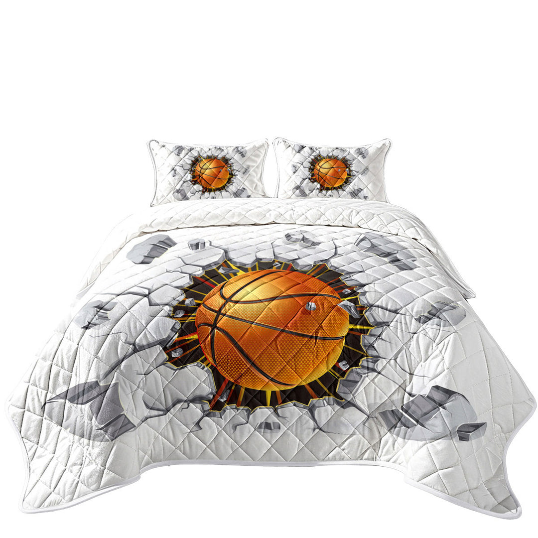 Quilt with Basketball