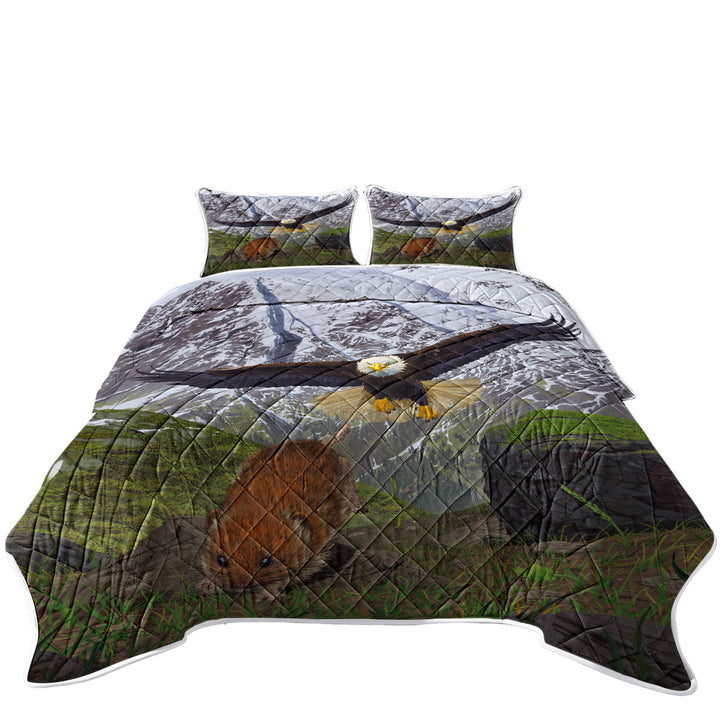 Quilt with Nature Art Alaska Wild Eagle