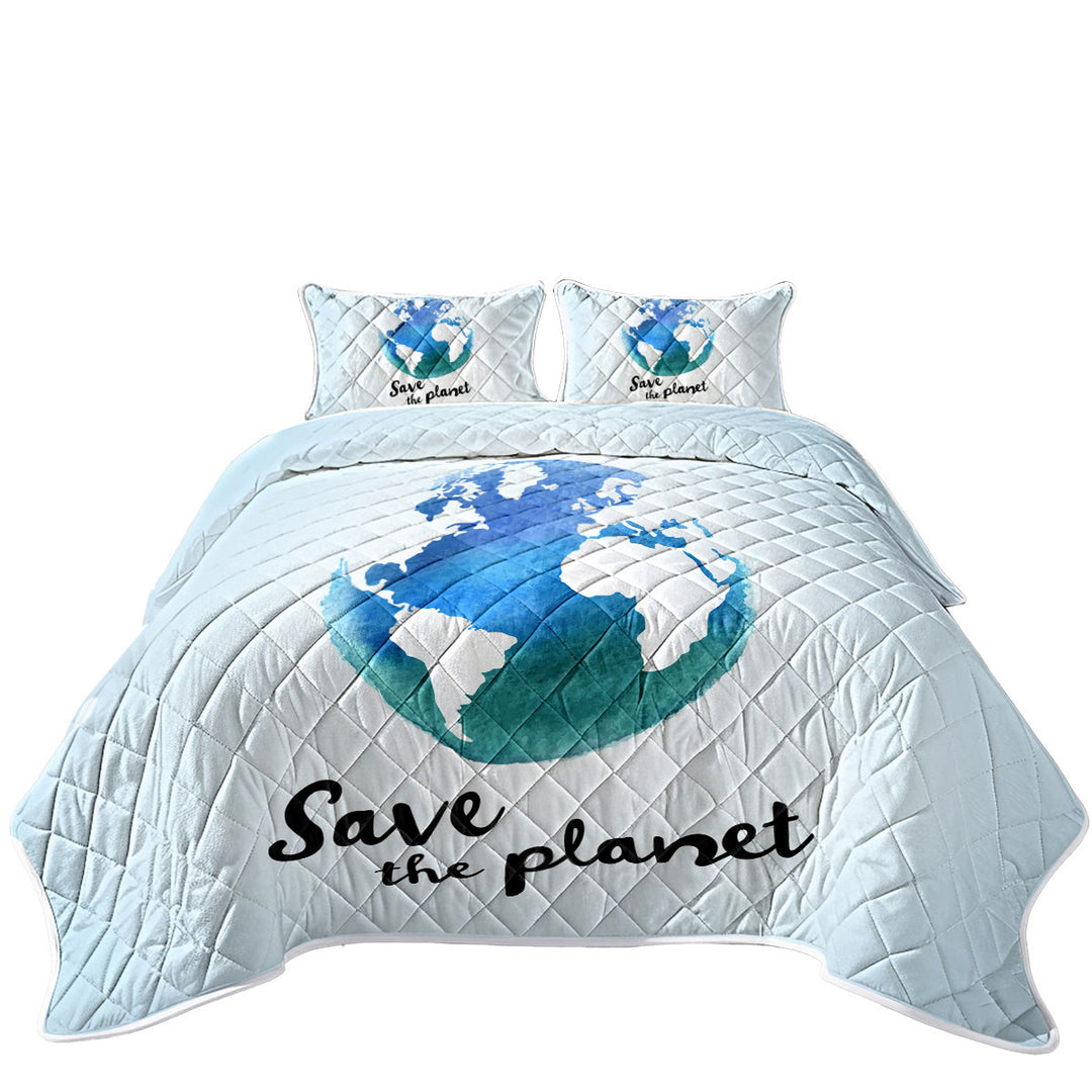 Quilt with Save the Planet