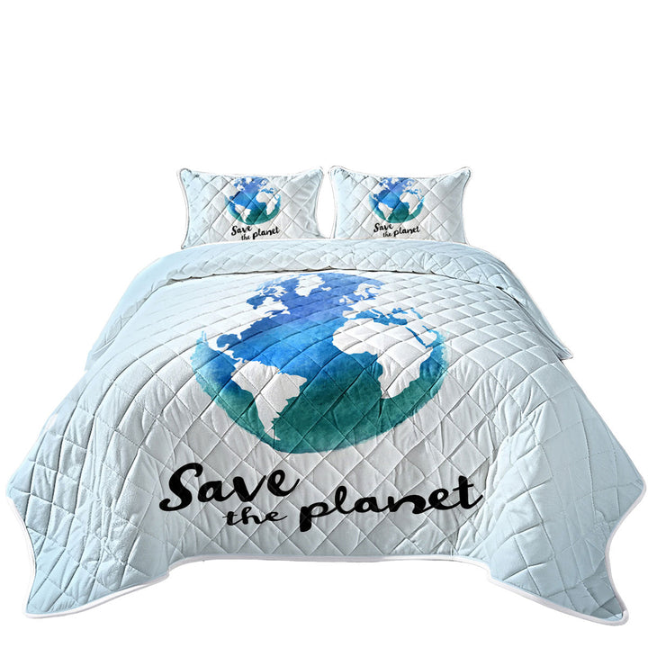 Quilt with Save the Planet