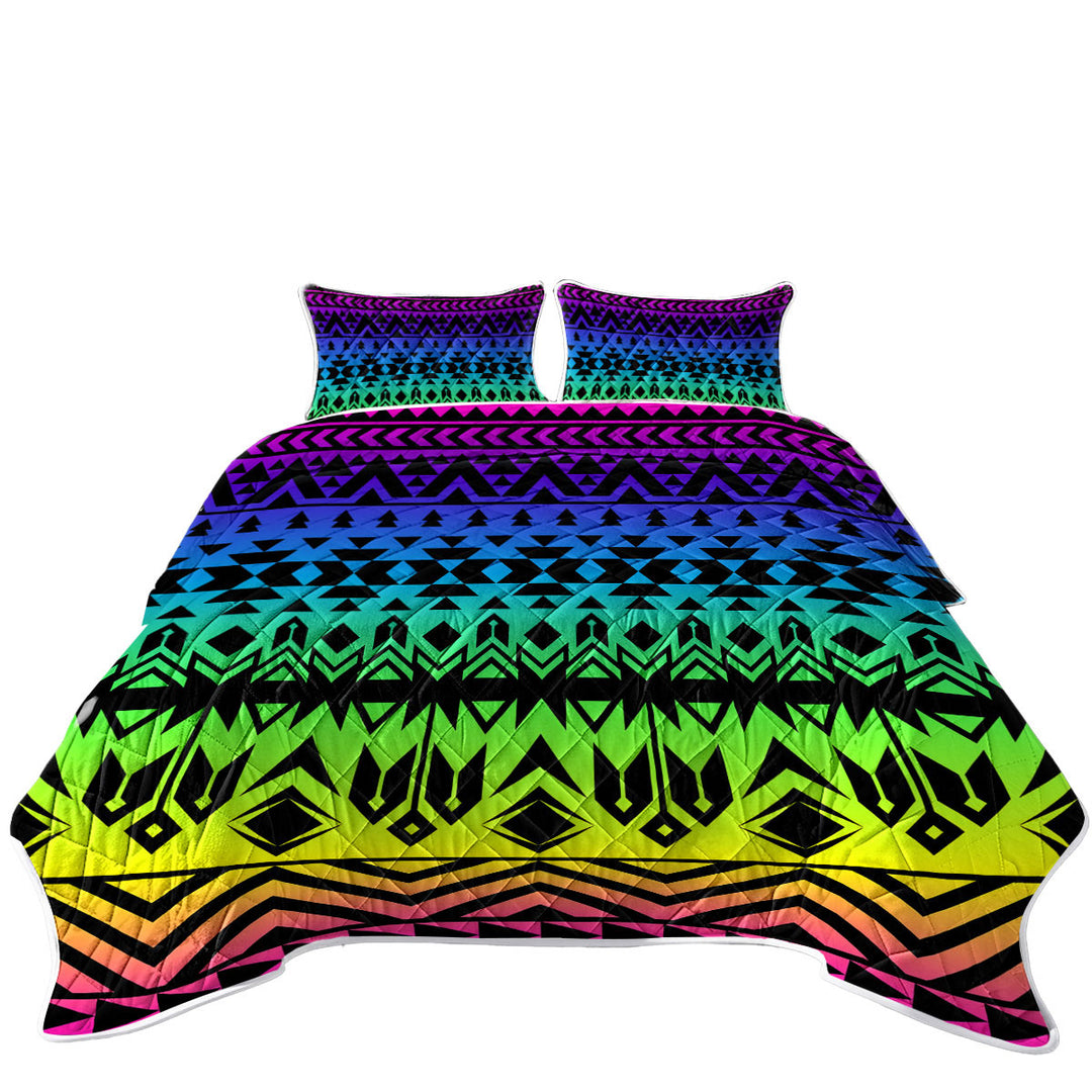 Quilts for sale with Colorful Aztec