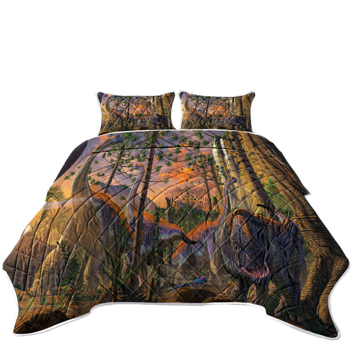 Quilts with Animal Art the Dinosaur Valley