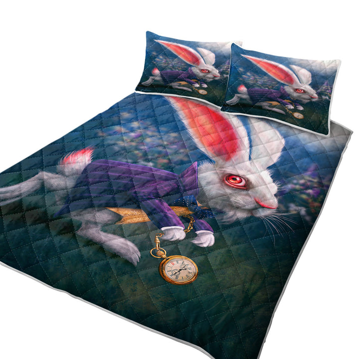 Quilts with Cool Wonderland Art Rabbit