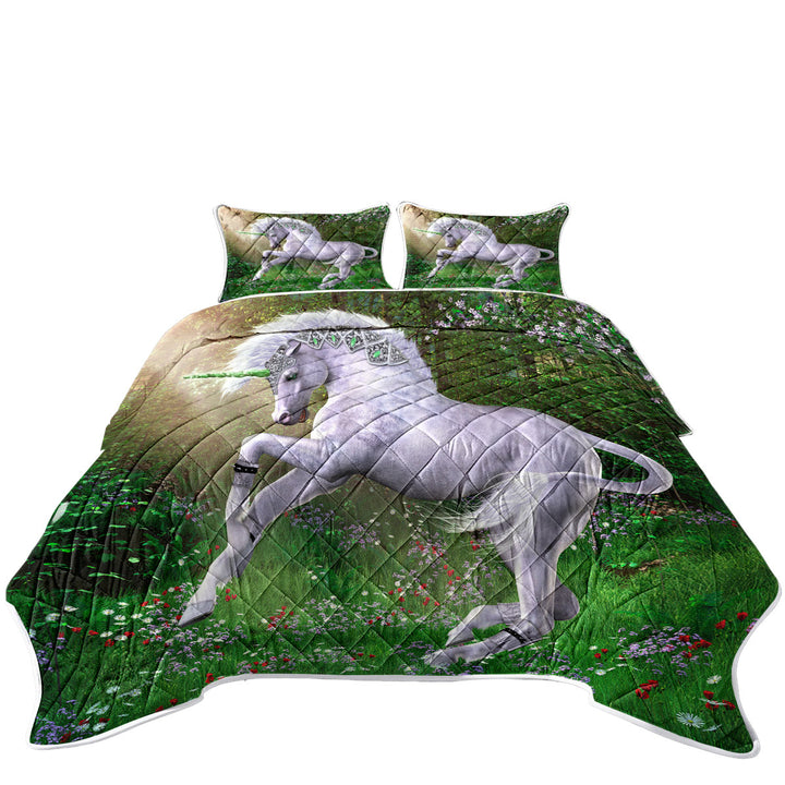 Quilts with Fantasy Art Jade the Unicorn