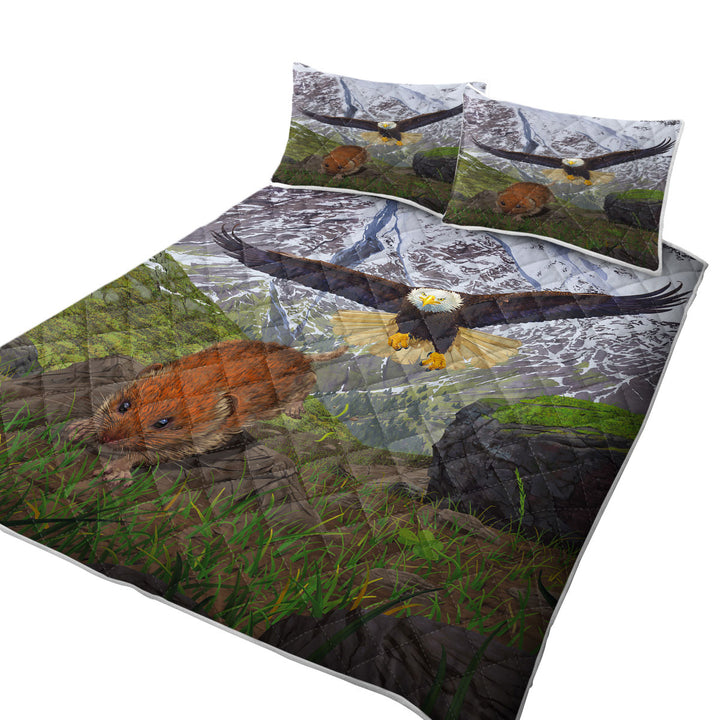 Quilts with Nature Art Alaska Wild Eagle