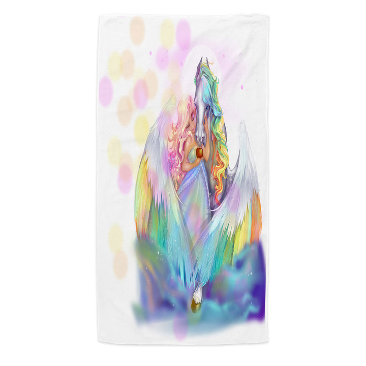 Rainbows Starlight Pegasus and Princess Pool Towel