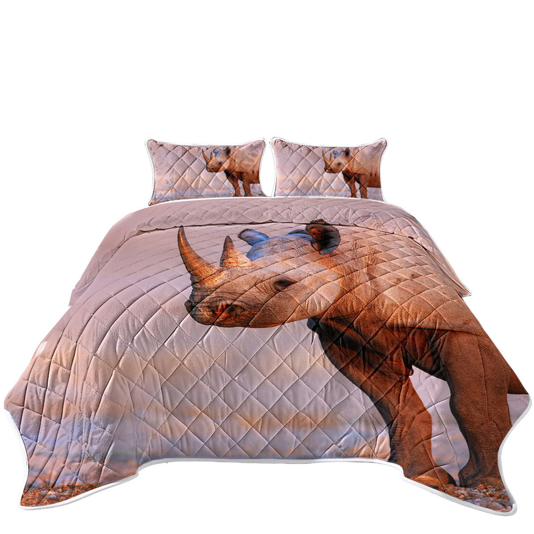 Real Rhino Quilts for Beds