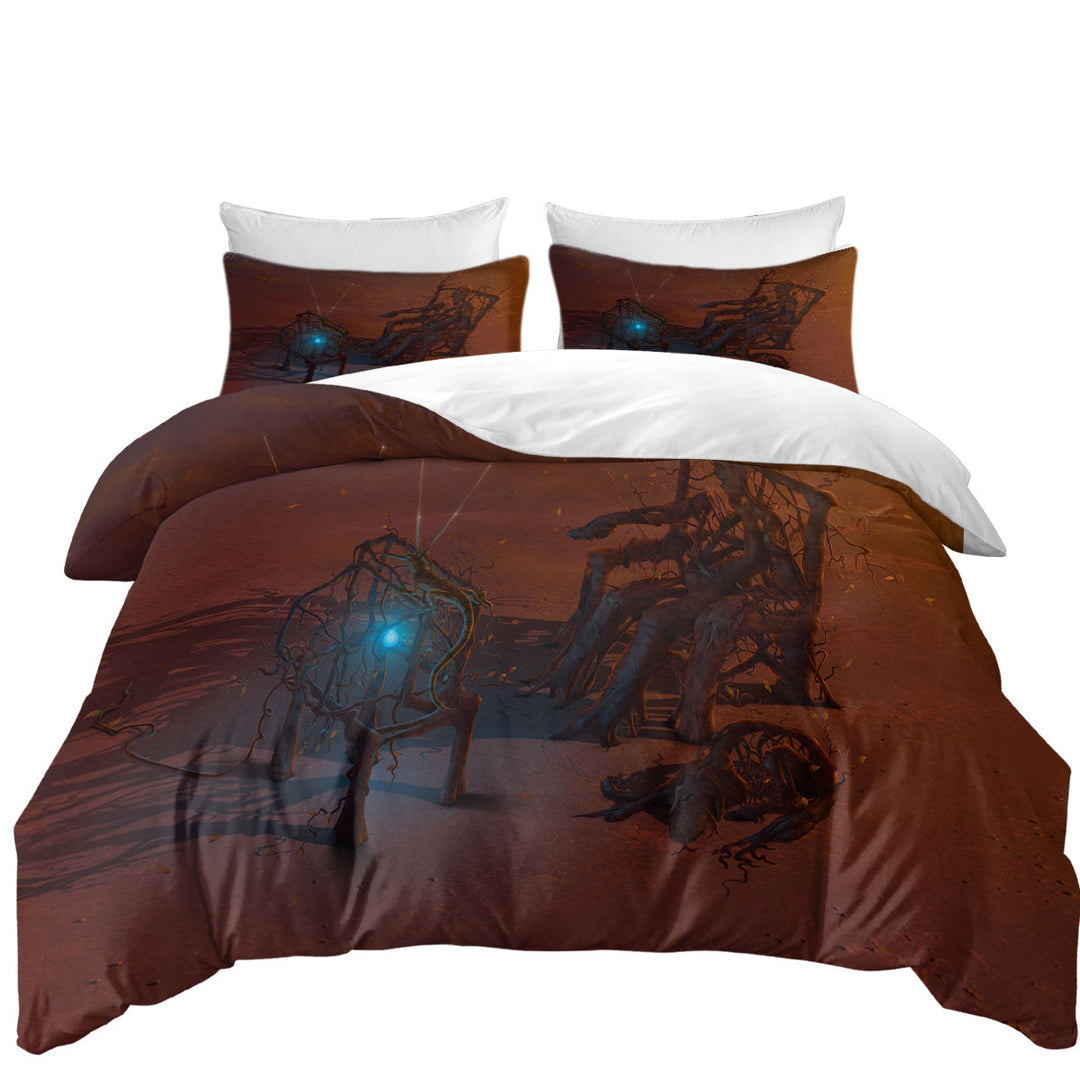 Remote Cool Fiction Art Duvet Cover