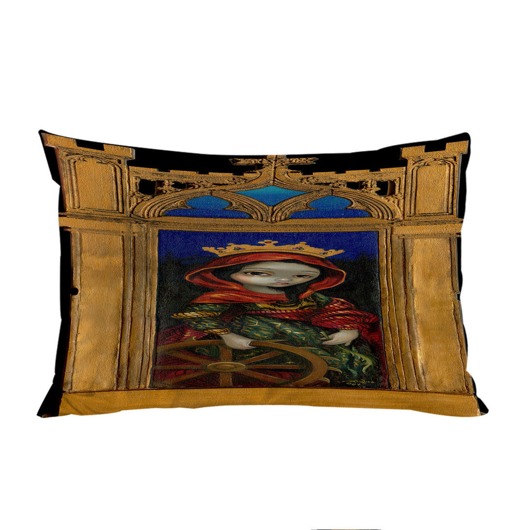 Renaissance Style Art Saint Catherine Pillowcase