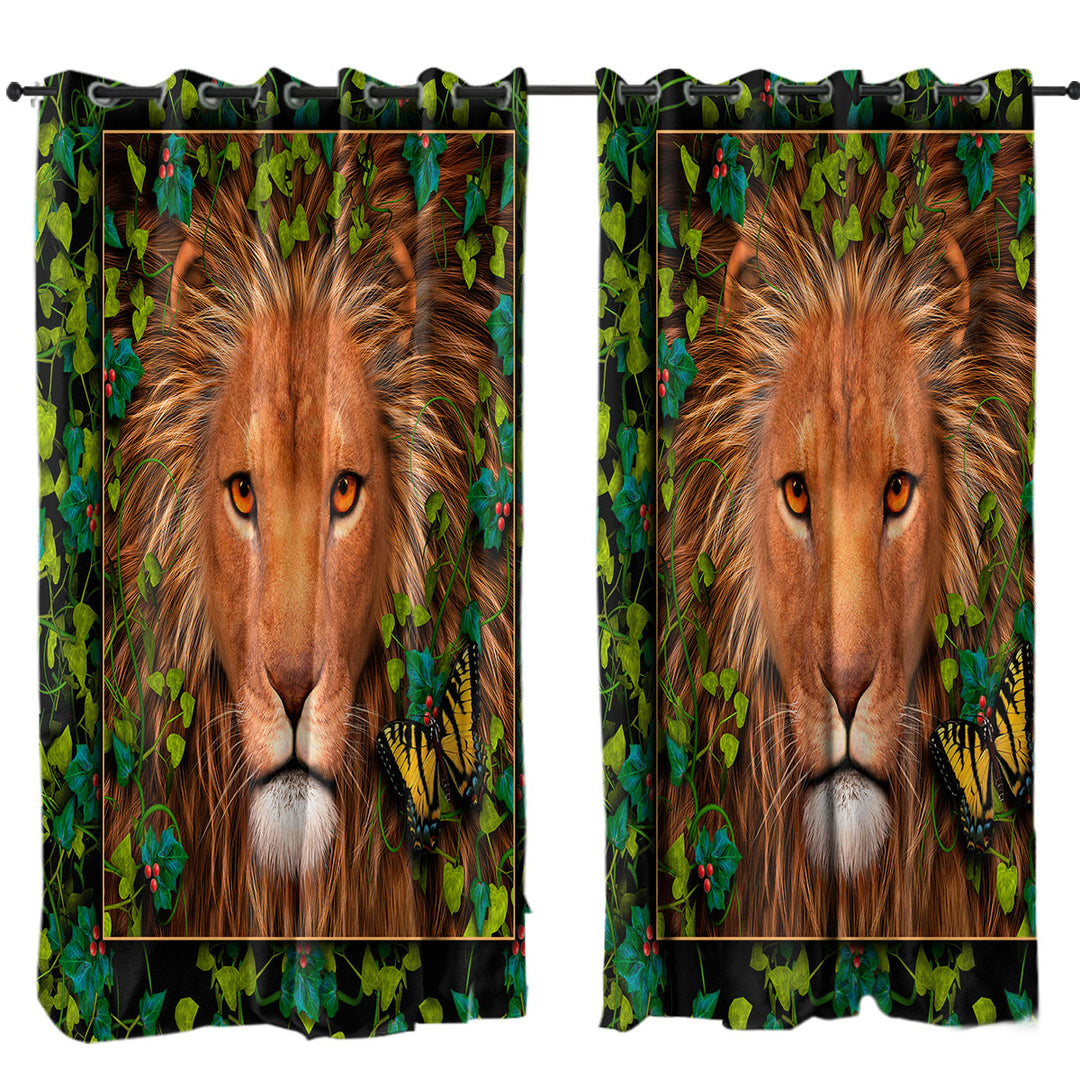 Return of the King Grape leaves Lion Drapery