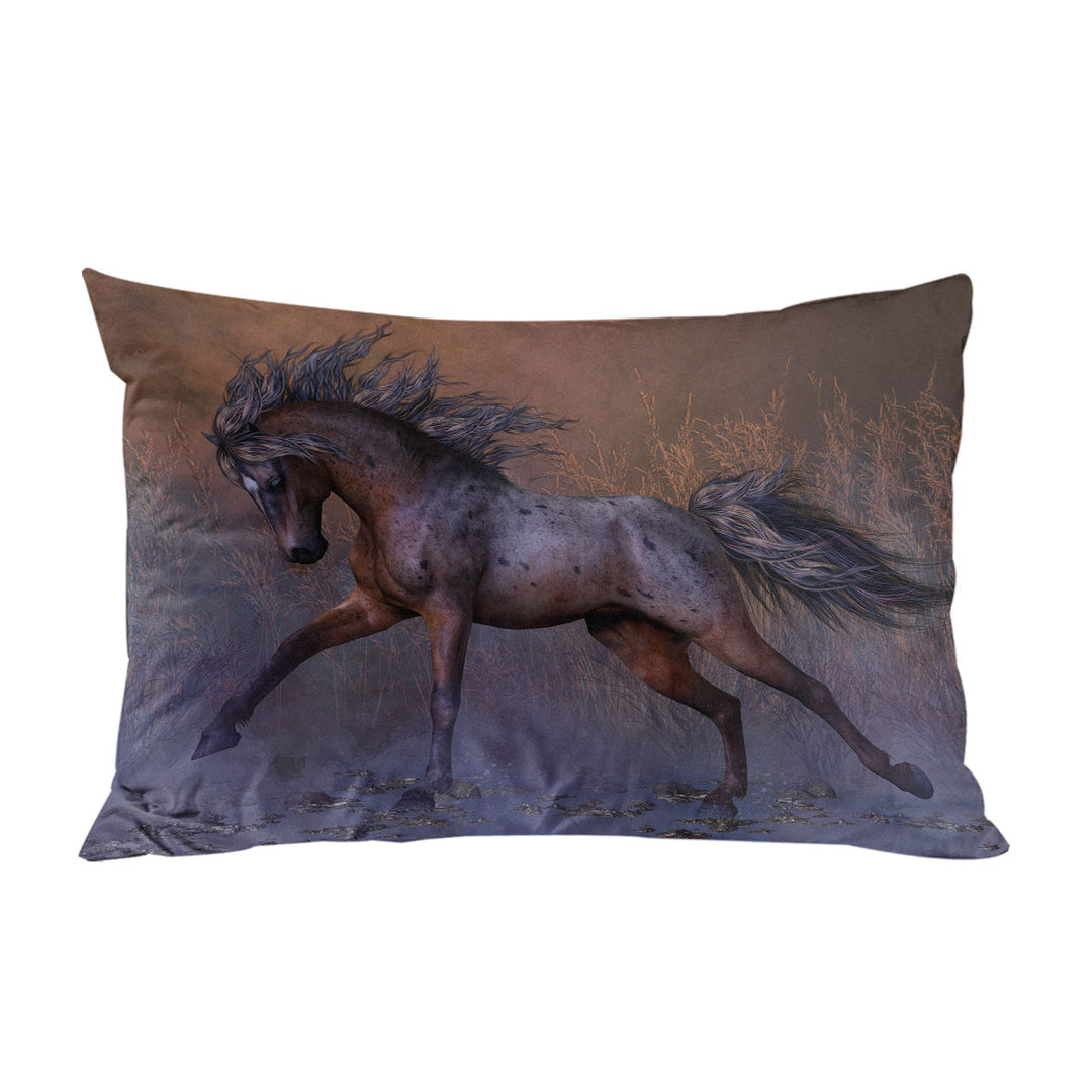 Roan Oak Beautiful Wild Horse Pillow Cases