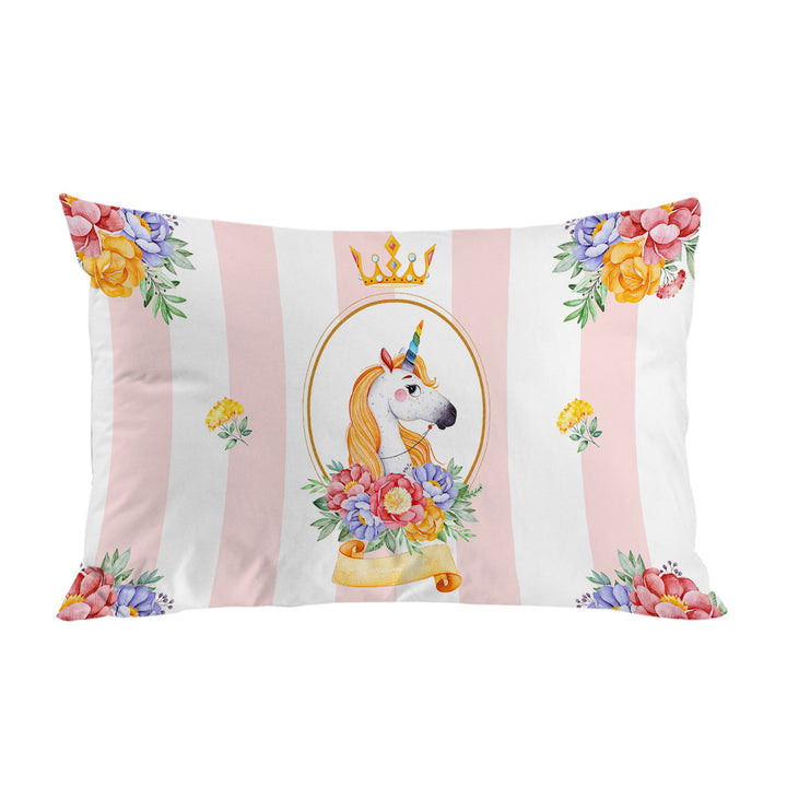 Royal Unicorn King Pillowcase